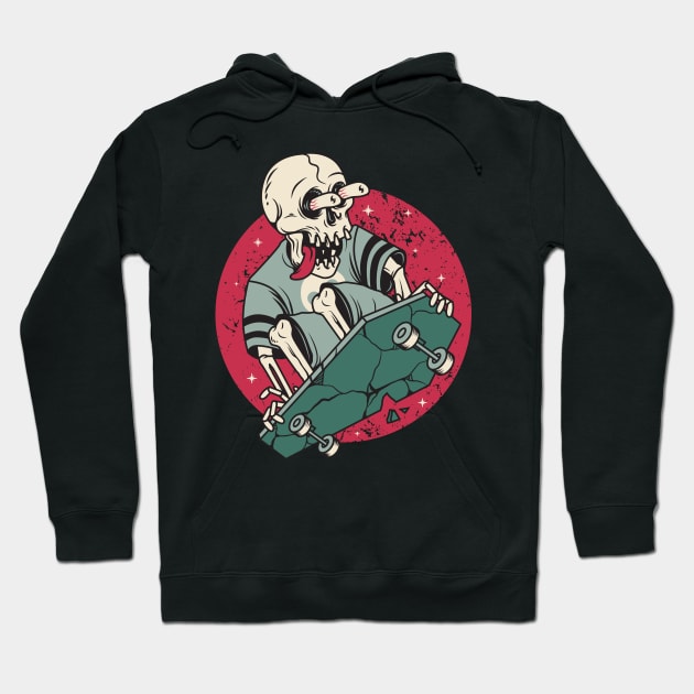 Skating till death Hoodie by Blazedfalcon